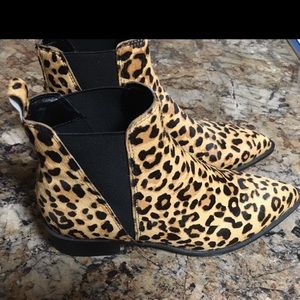 Steve Madden Leopard Jerry Chelsea Bootie